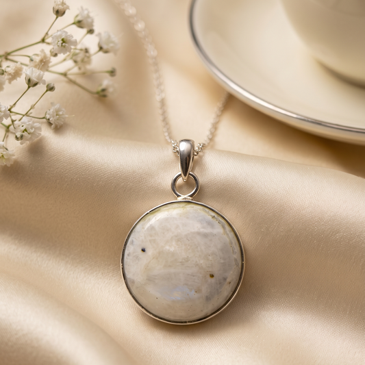 Natural Moonstone Pendant - 49.3 Carat