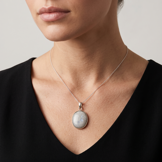 Natural Moonstone Pendant - 59.8 Carat