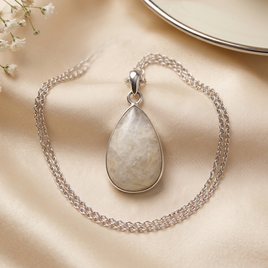Natural Moonstone Pendant - 65.7 Carat