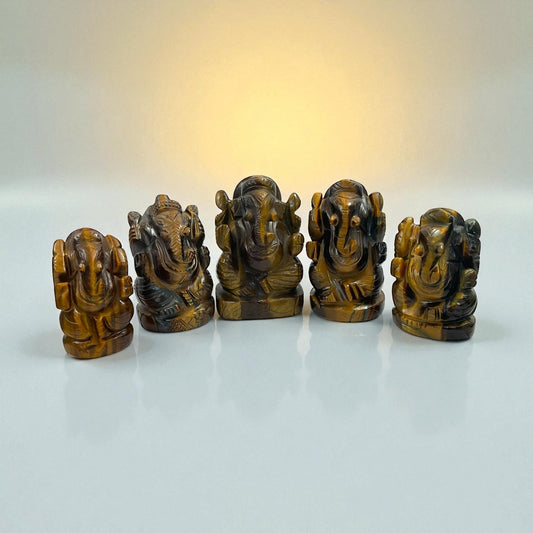 Tiger eye Ganesha