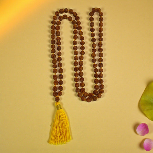 5 Mukhi Rudraksha Mala (108+1)