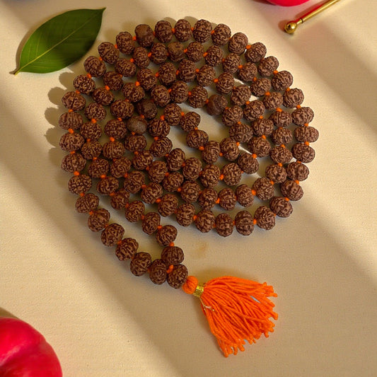5 Mukhi Rudraksha Mala (108+1)