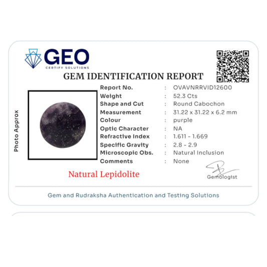 Natural Lepidolite