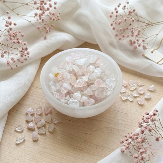 Rose Quartz Chips