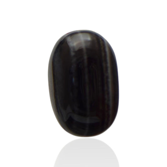 Natural Black Agate - 13.35 Carat