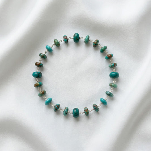 Iranian turquoise Bracelet ( 26 - 52 Carat )