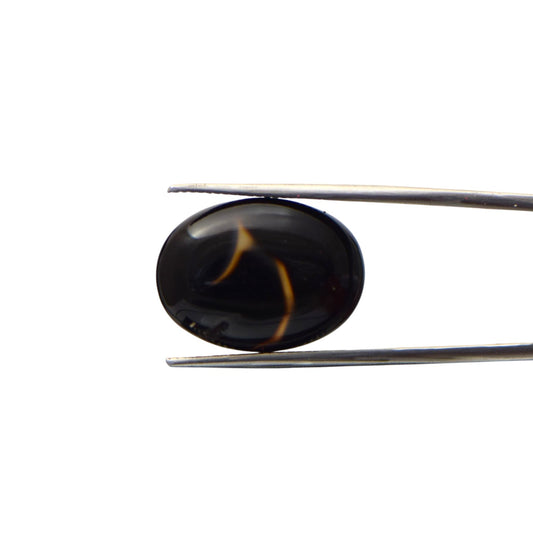 Natural Black Agate - 13.85 Carat