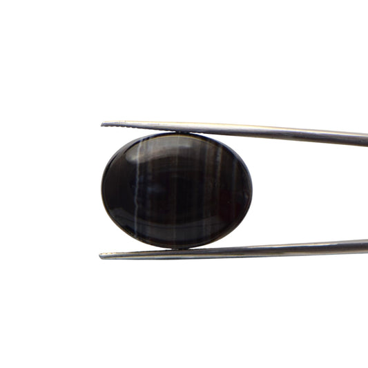 Natural Black Agate - 30.85 Carat