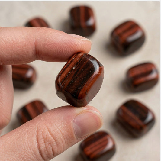 Red tiger eye Tumble