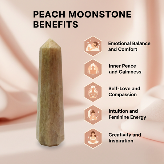 Peach Moonstone pencil