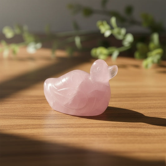 Rose Quartz Ducks