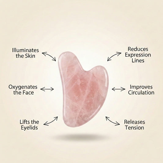 Rose quartz gua sha