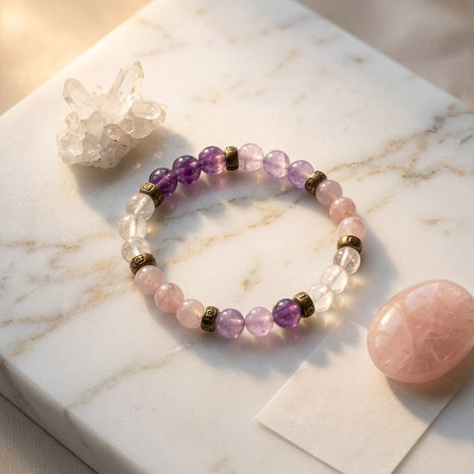 Body, Mind & Soul Crystal Bracelet