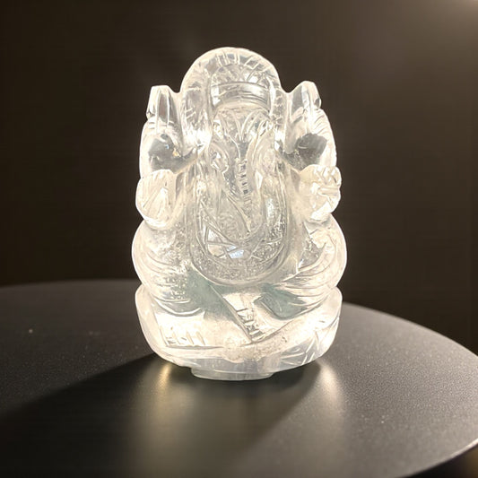 Clear Quartz Ganesha
