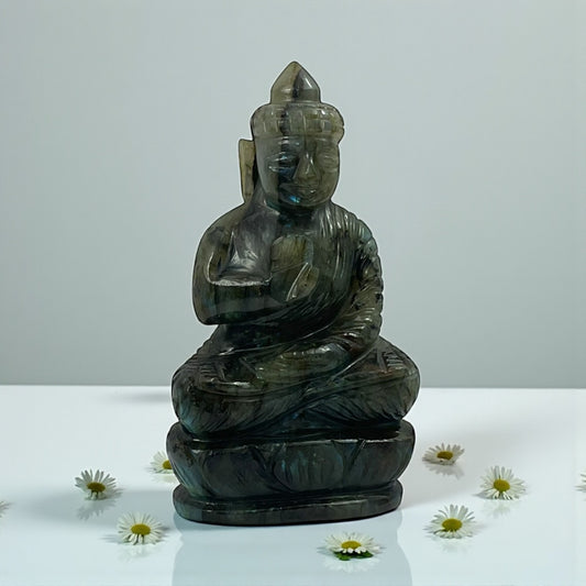 Labrodorite Buddha