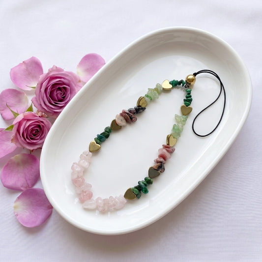 Multicolor Healing Crystal Phone Hanging