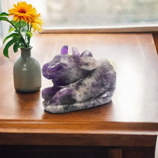 Amethyst Nandi - ( 131 Gram )