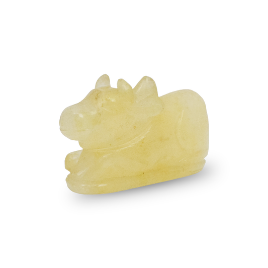 Yellow Aventurine Nandi - ( 63 Gram )