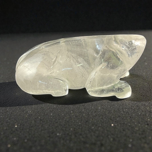 Clear Quartz Frog