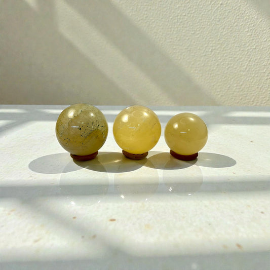 Yellow Calcite Ball