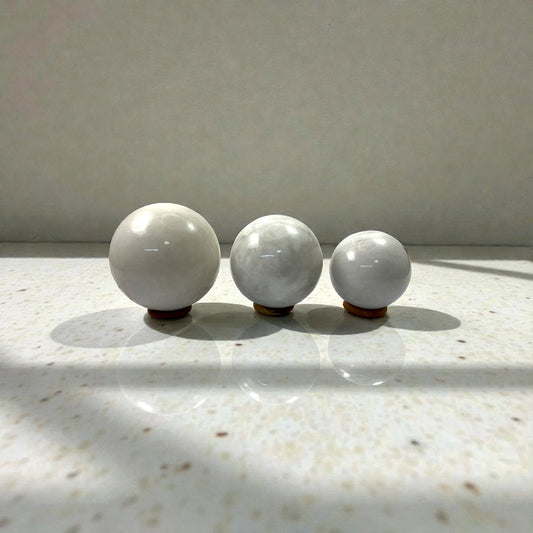 White Agate ball