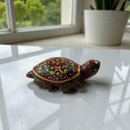 Red Aventurine Turtle