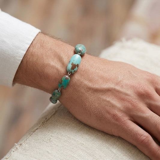 Iranian turquoise Bracelet ( 71 -89 Carat )