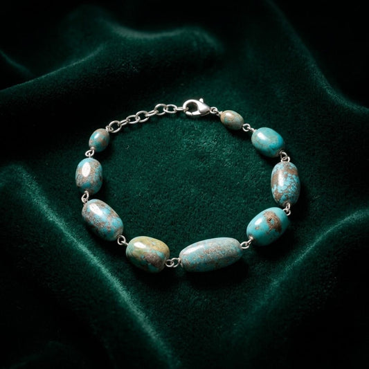 Iranian turquoise Bracelet ( 91 - 119 Carat )