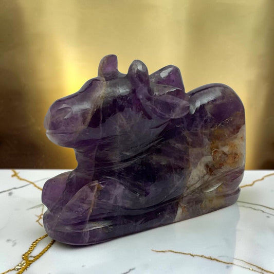 Amethyst Nandi - ( 98 Gram )